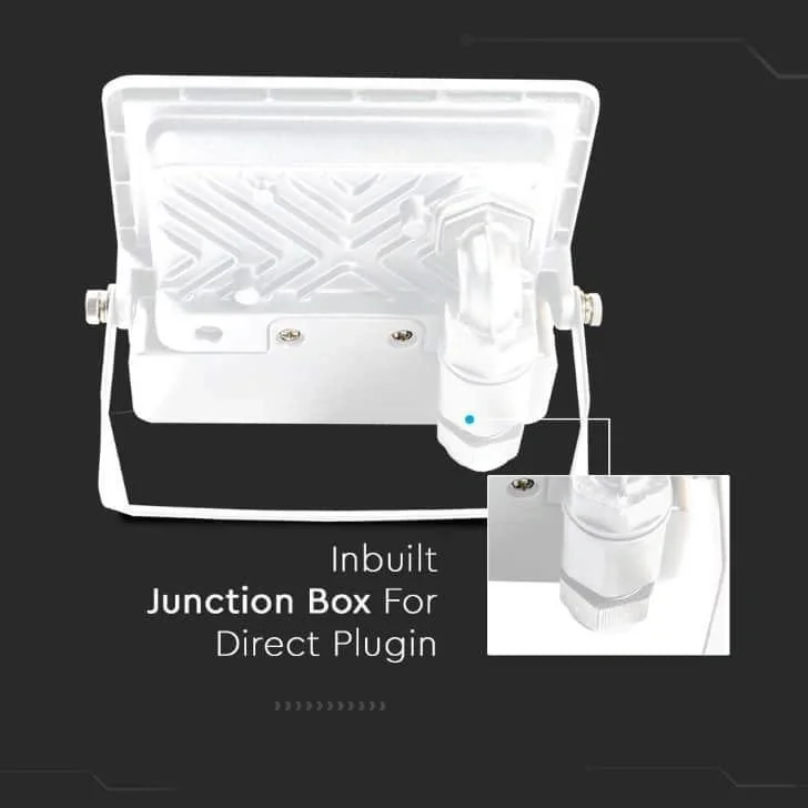 VT-128S LED-Flutlicht mit Sensor - 20 W - 1510 Lm - 4000K - Weiß - 9