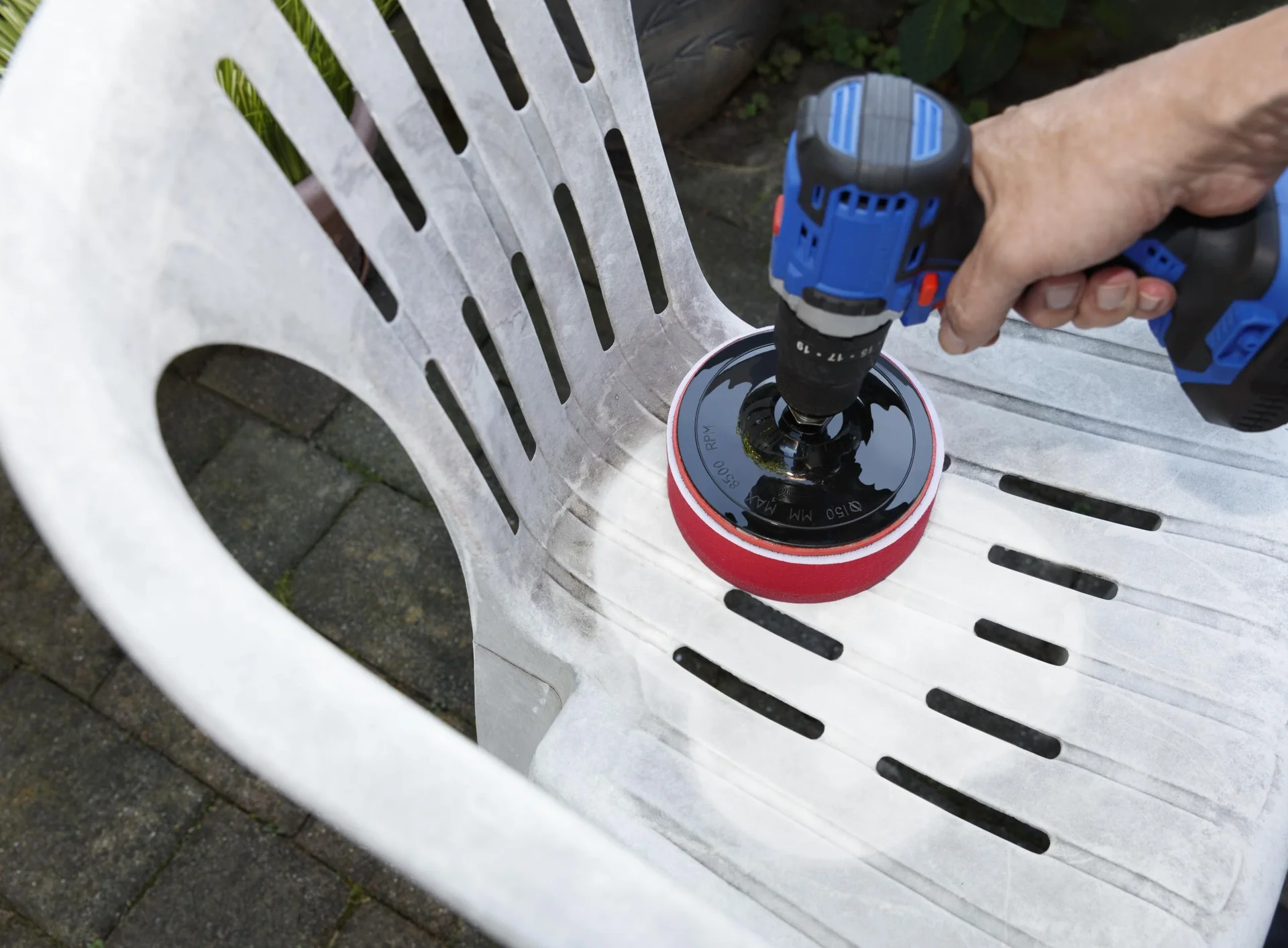 Profi Polierschwamm Set 6 tlg., 150 mm für alle Einsatzbereiche - 10