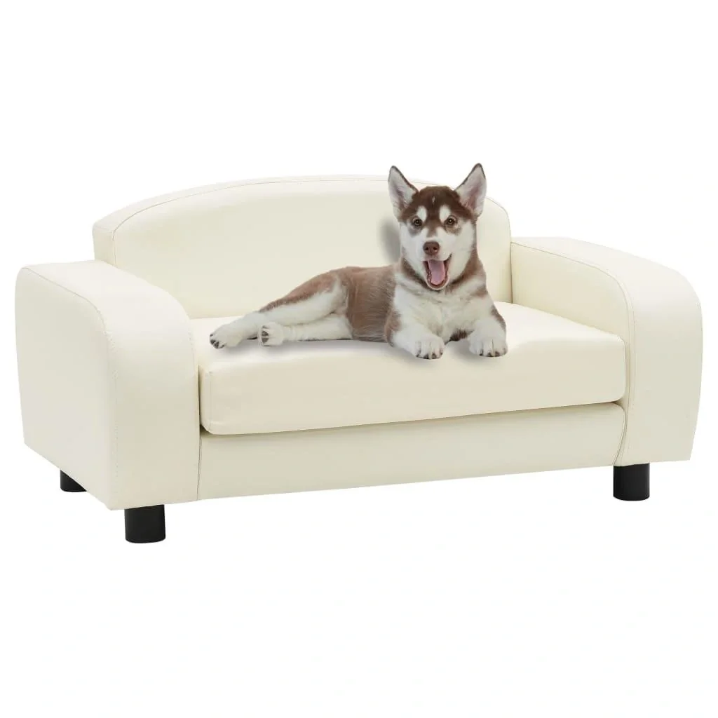 Hundebank 80x50x40 cm Leder c - 1