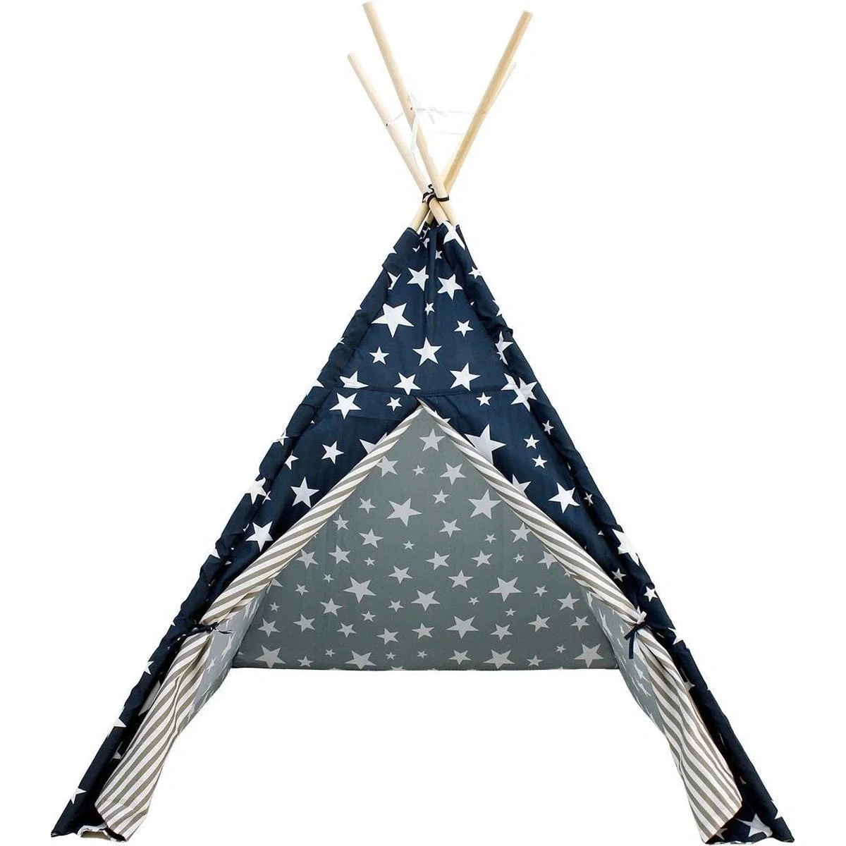 KidCollection Tipitent - 103 x 103 x 160 cm - Blau/Weiß - 6