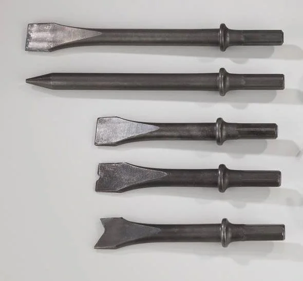Druckluft-Meißelhammer - Set - 5 teilig - 1