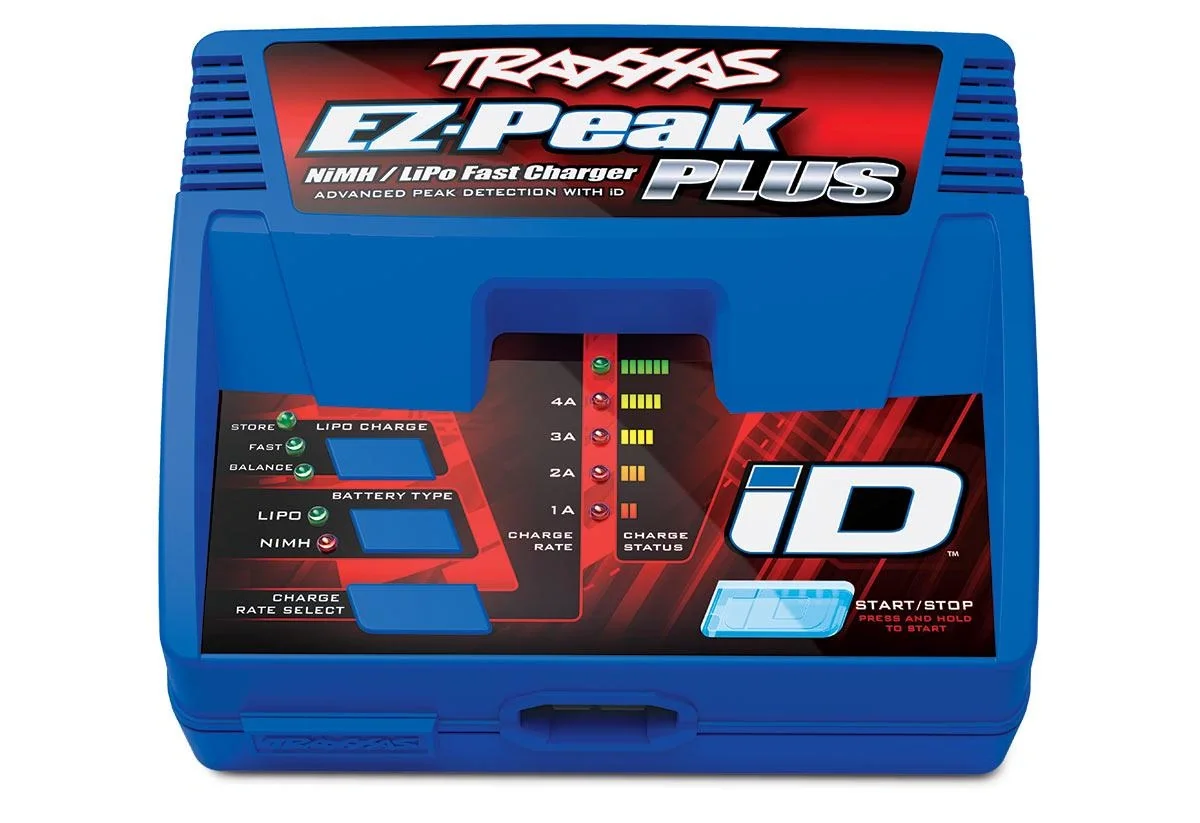 EZ-Peak Plus 4-Amp NiMH/2-3S Lipo Schnell-Lader TRAXXAS EU-Version (mit iD Akku-Erkennung) - 1