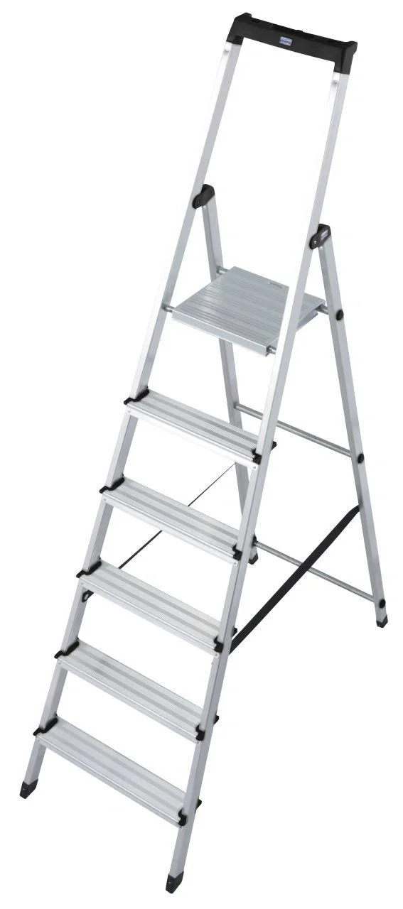 Stufen-Stehleiter mit 5 Stufen plus Plattform - 2