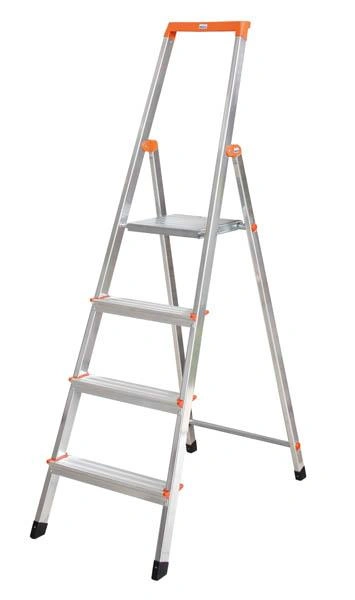 Stufen-Stehleiter mit 7 Stufen plus Plattform - 2