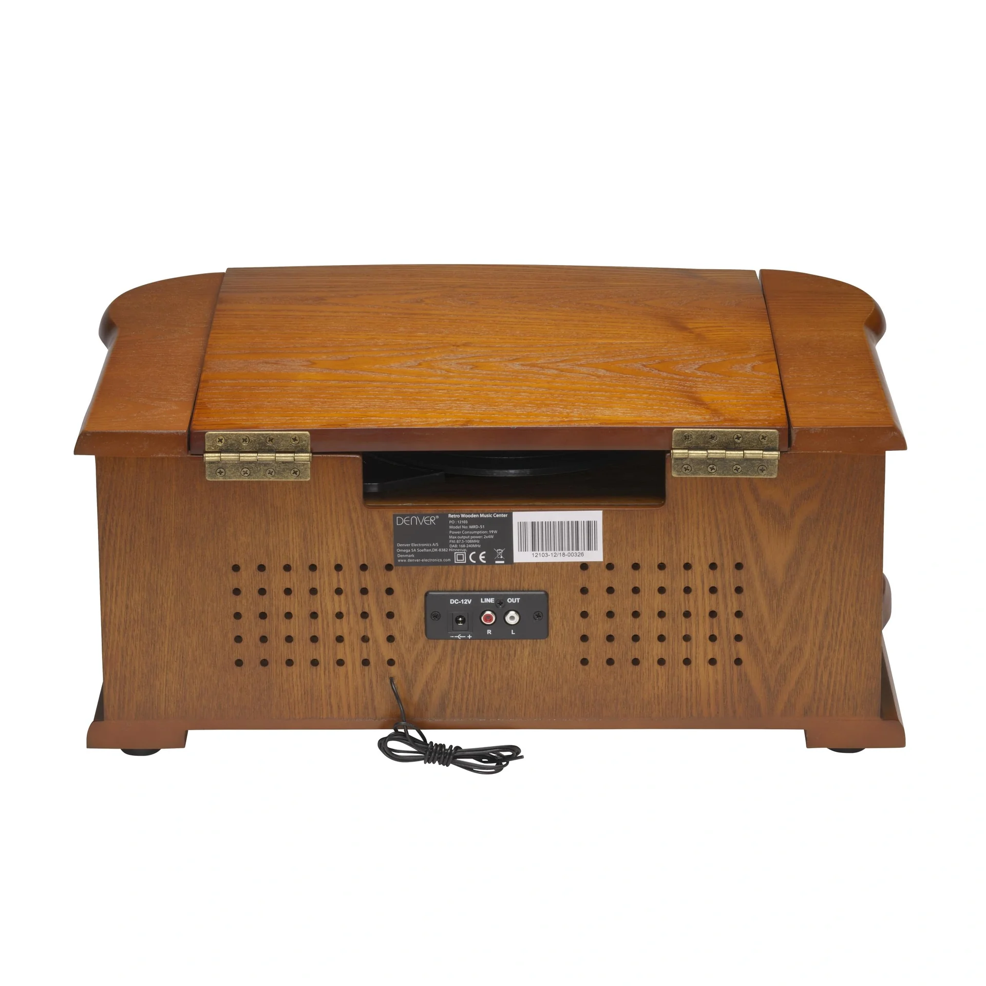 Retro HiFi-System mit DAB in Holzoptik - 4