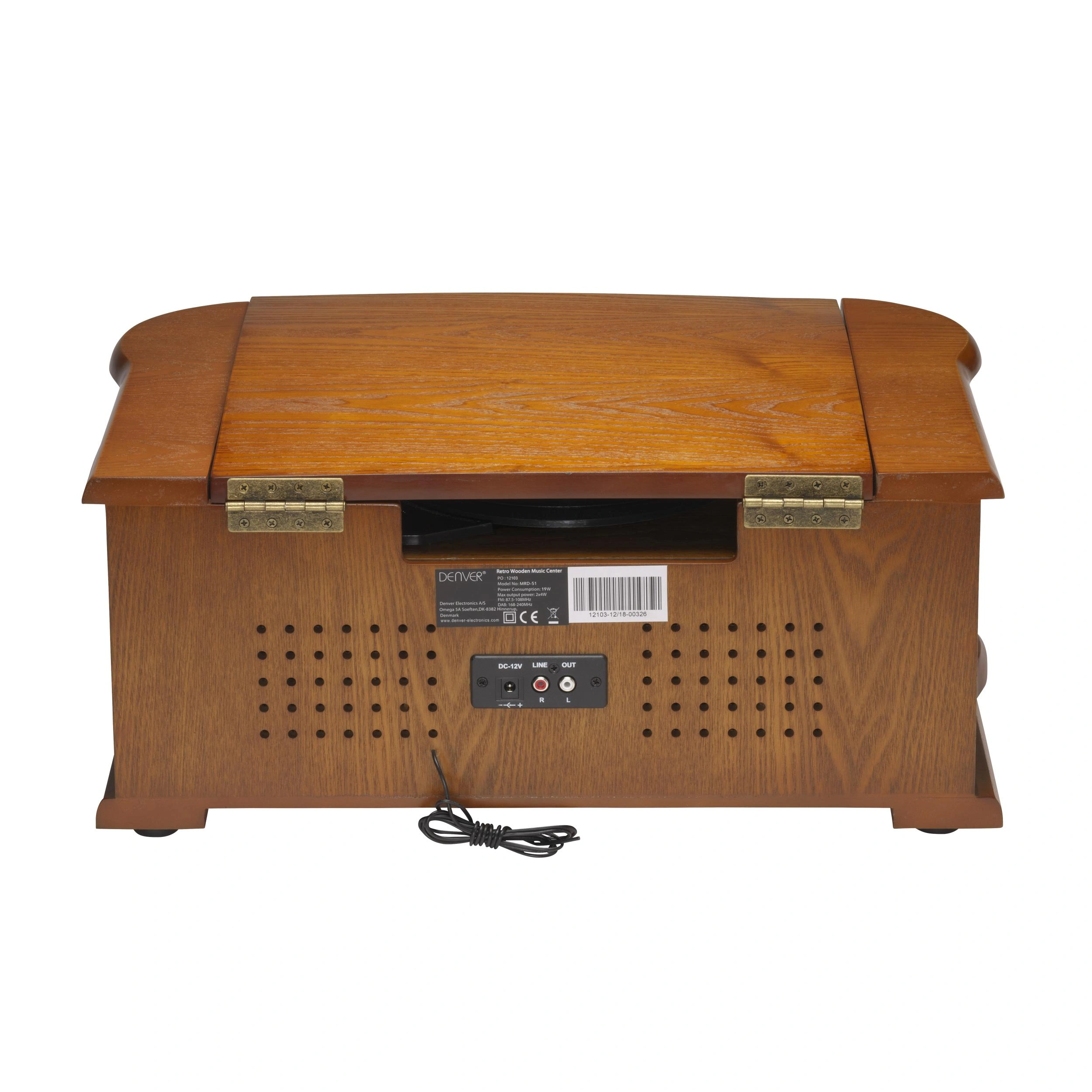 Retro HiFi-System mit DAB in Holzoptik - 4