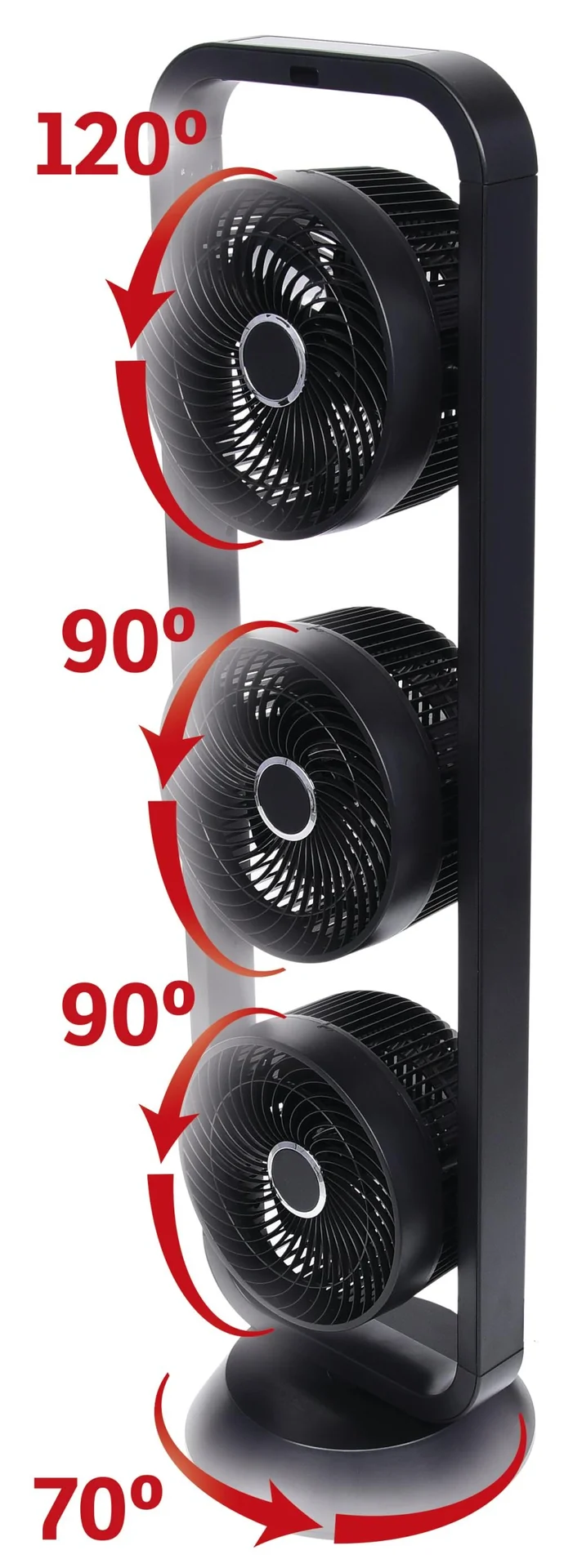 Standventilator Vind 3 schwarz - 3