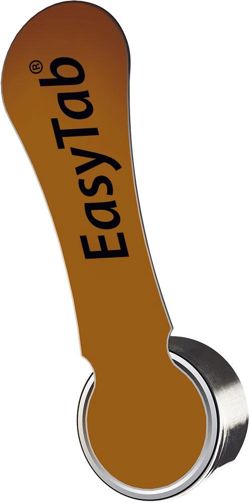 ActivAir Zink-Luft Hörgerätebatterien Typ 312 BRAUN - 6 Stück - 2