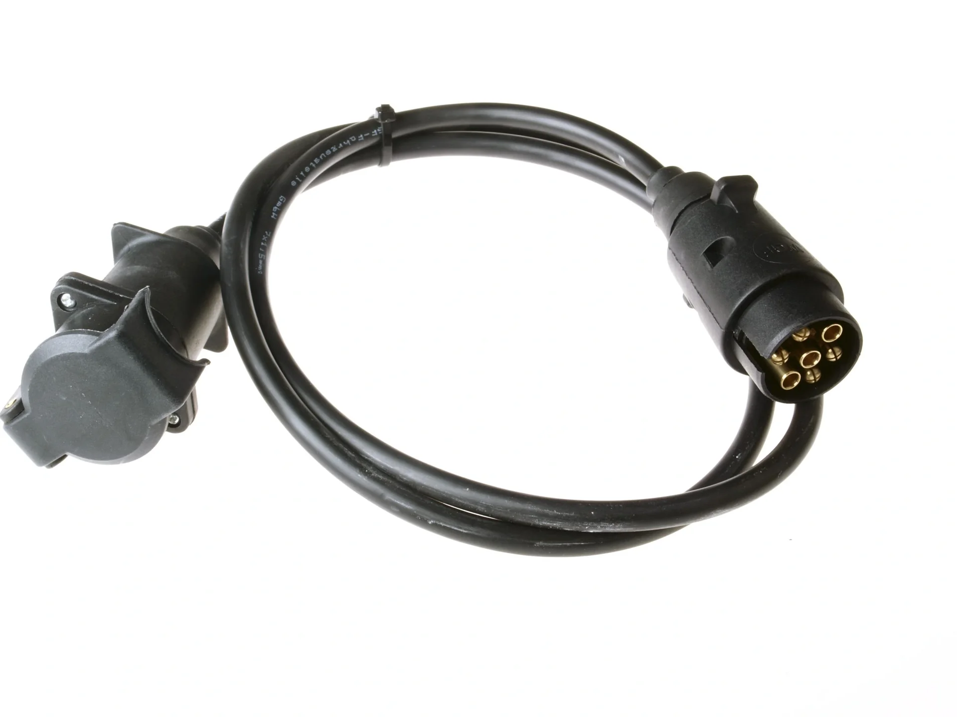 Verlängerungskabel 1,5 m lang, 7-poliger Stecker/7-polige Kupplungsdose - 1