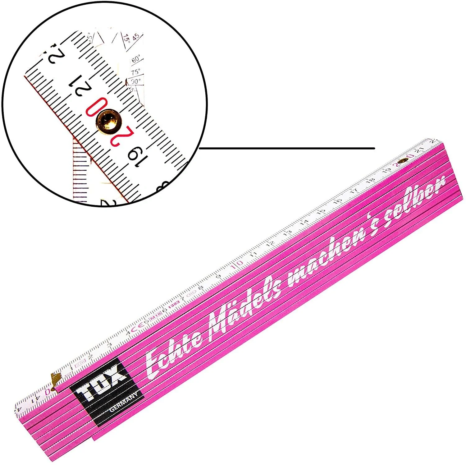 Meterstab 2 m "Echte Mädels machens Selbst" - 4