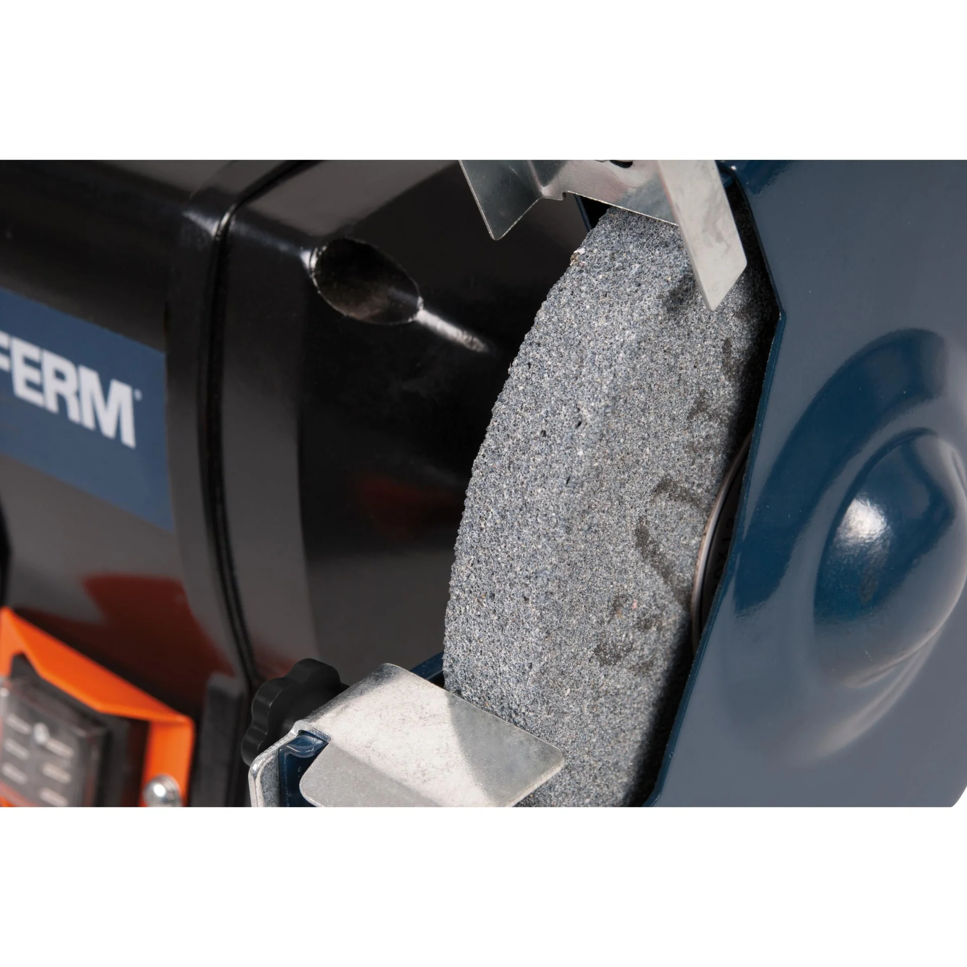 BGM1021 Doppelschleifmaschine 250W - 150mm - Nass und Trocken - Montierbar - Incl. 2 Schleifsteine (P80, P36), Schutzbr - 6