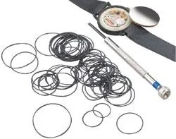 O-Ring-Dichtungen für Kleinuhren Sortiment mit flachen Dichtungen - 1