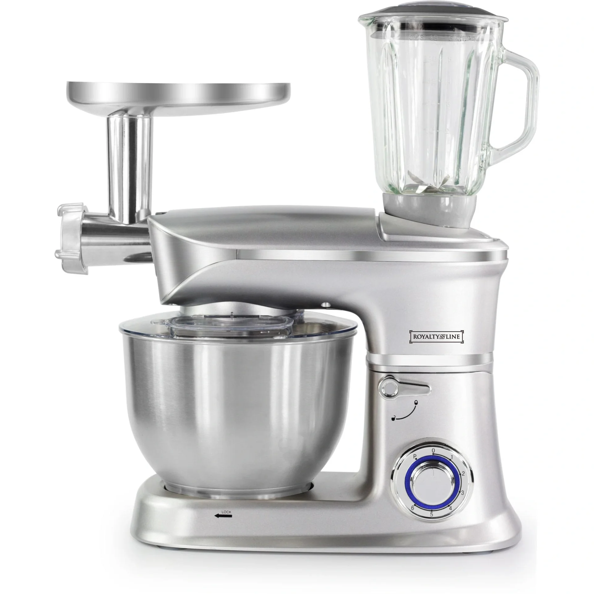 2100W - 3-in-1 Küchenmaschine - Silber - 2