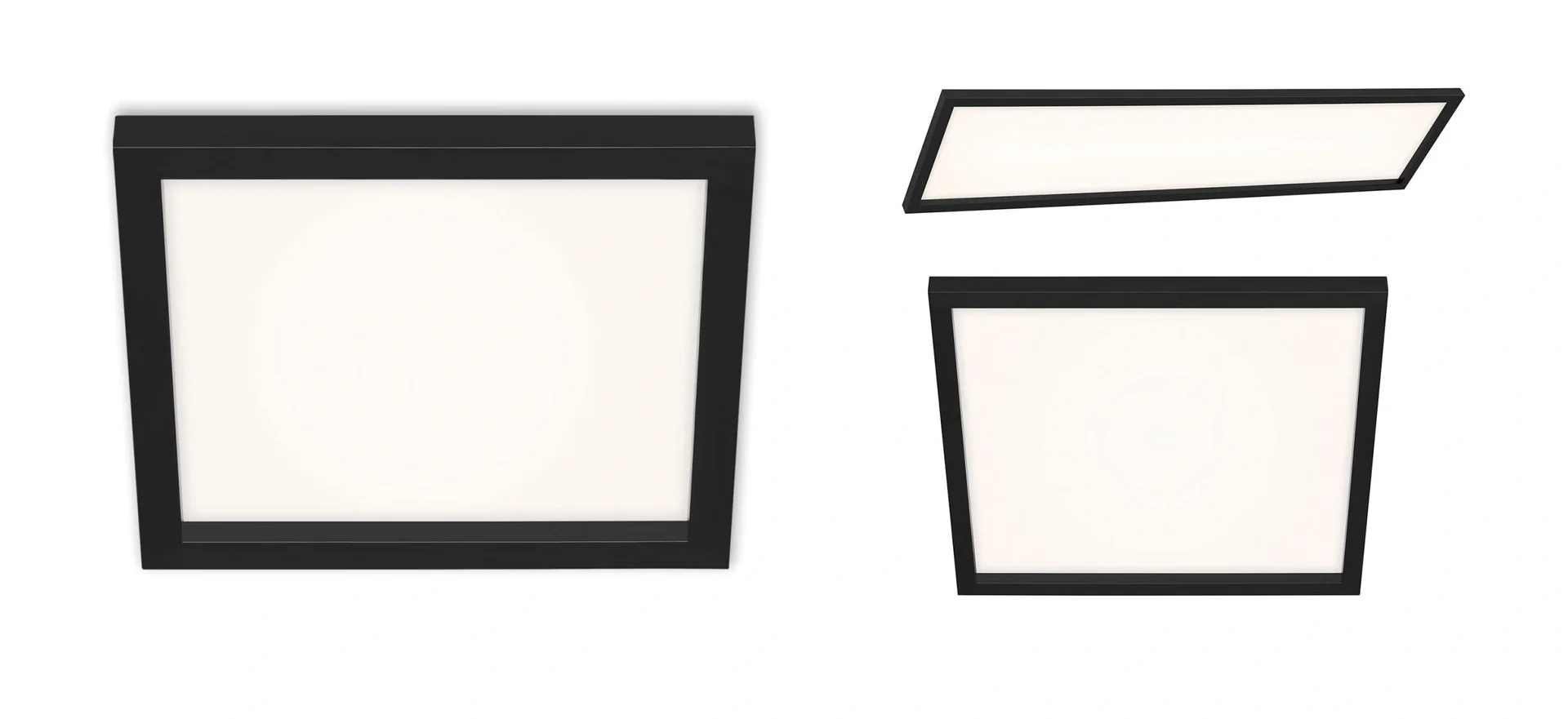 LED Deckenleuchte, viereckig, 29,5 cm, CCT, 18 Watt, schwarz - 10