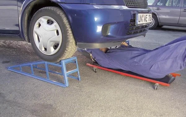 Auffahrrampen, 2 t, Reifenbreite bis 195 mm, 2 Stück - 3