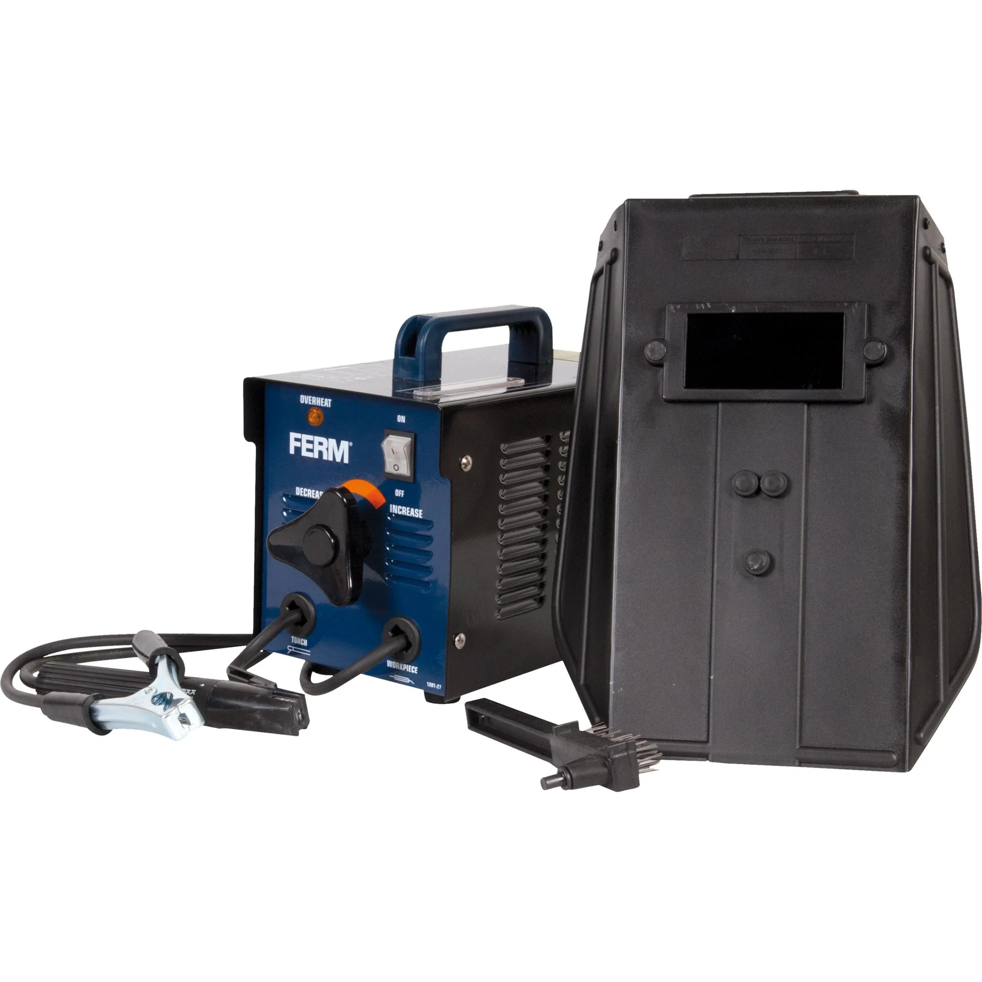 WEM1042 Elektro-Schweißgerät 40-100 Ampere - Thermischen Sicherung -Inkl. Schweißschild, Drahtbürste, Schlackenhammer - 7