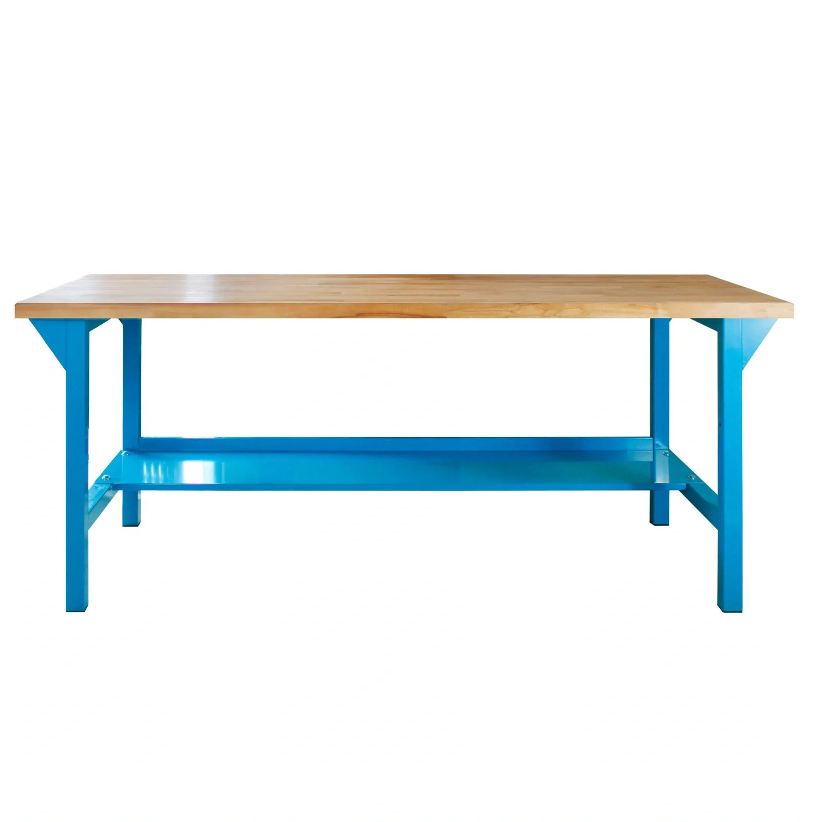 Werkbank PROFI 1500, Lichtblau, Höhe 850 mm - 4
