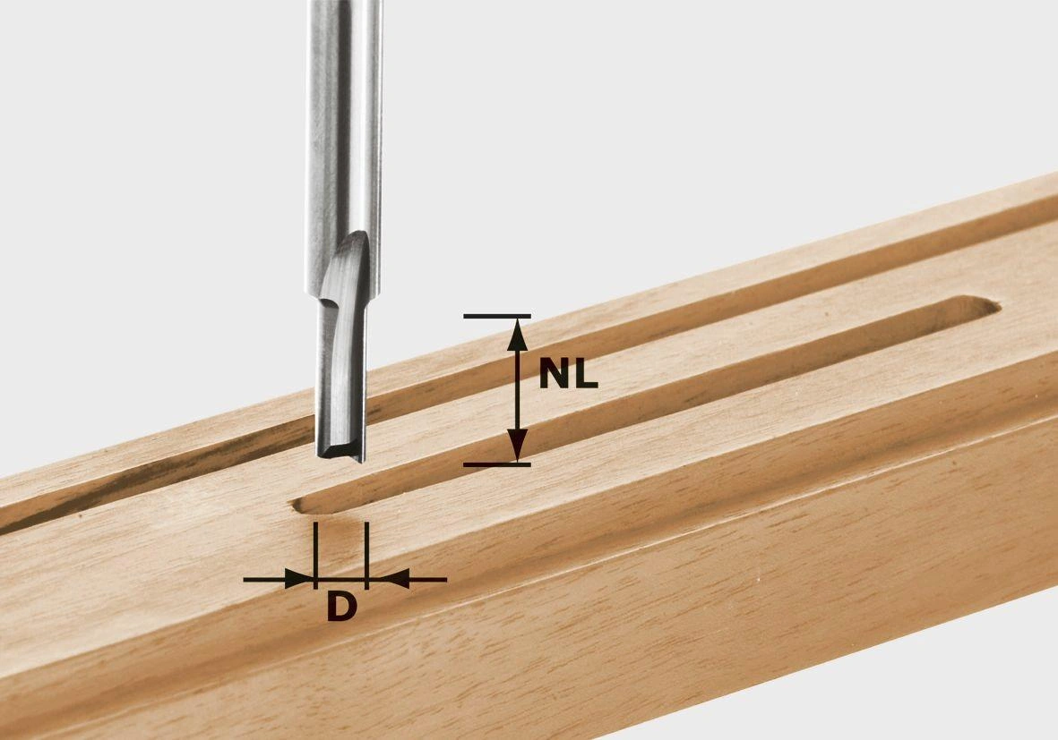Nutfräser HW D8 / 20 - 1