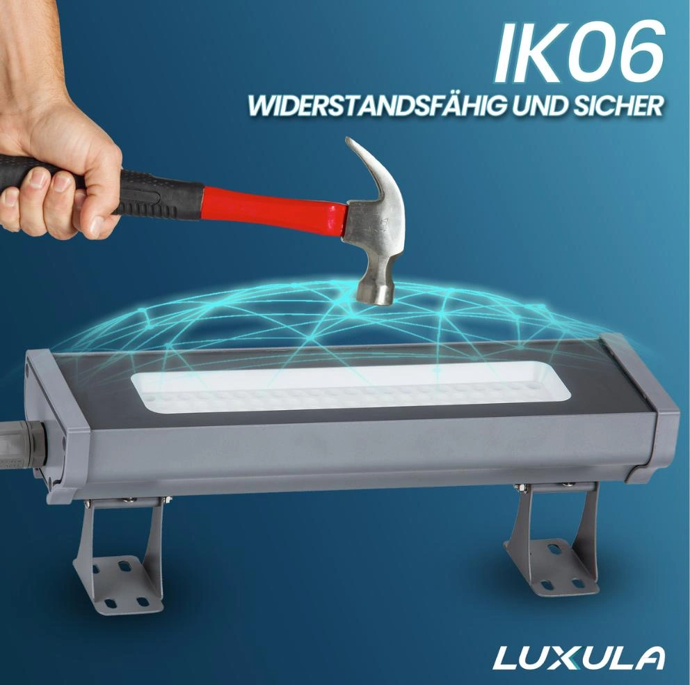 LED-HighBay in linearer Form bietet 100 W, 12400 lm, 5000 K (neutralweiß) und IP65 Schutz - 10