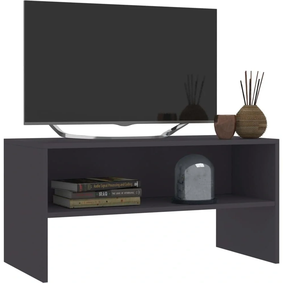 TV-Schrank 80x40x40 cm Spanplatte grau - 6