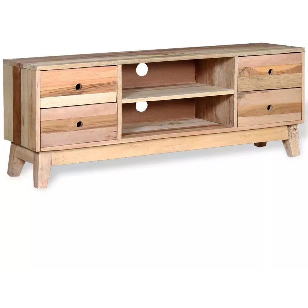 TV-Schrank Massives recyceltes Holz - 6