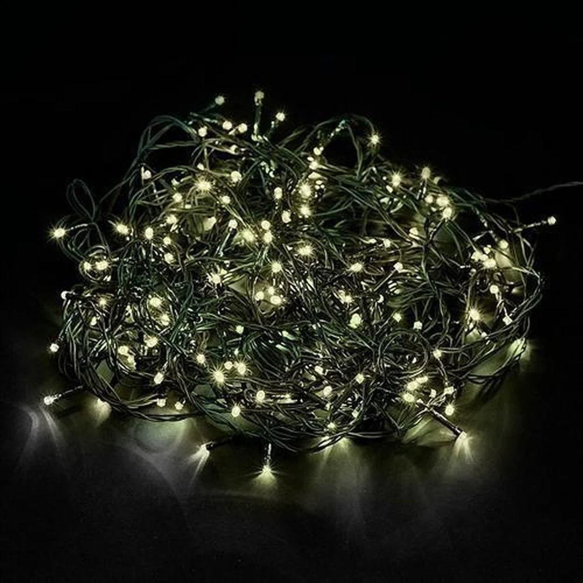 2x Weihnachtsbaum Lichter 14 Meter Warm Weiß - 700LED für Innen und Außen - 4