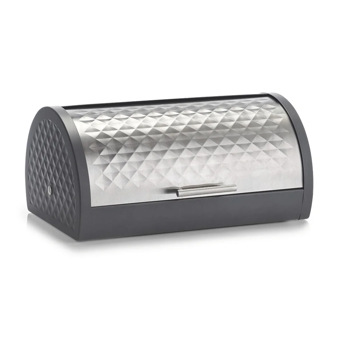 Brotkasten, Edelstahl/Metall, anthrazit - 2