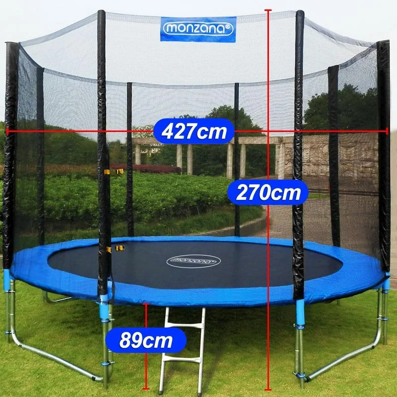 Trampolin Ø427cm inkl. Sicherheitsnetz - 6
