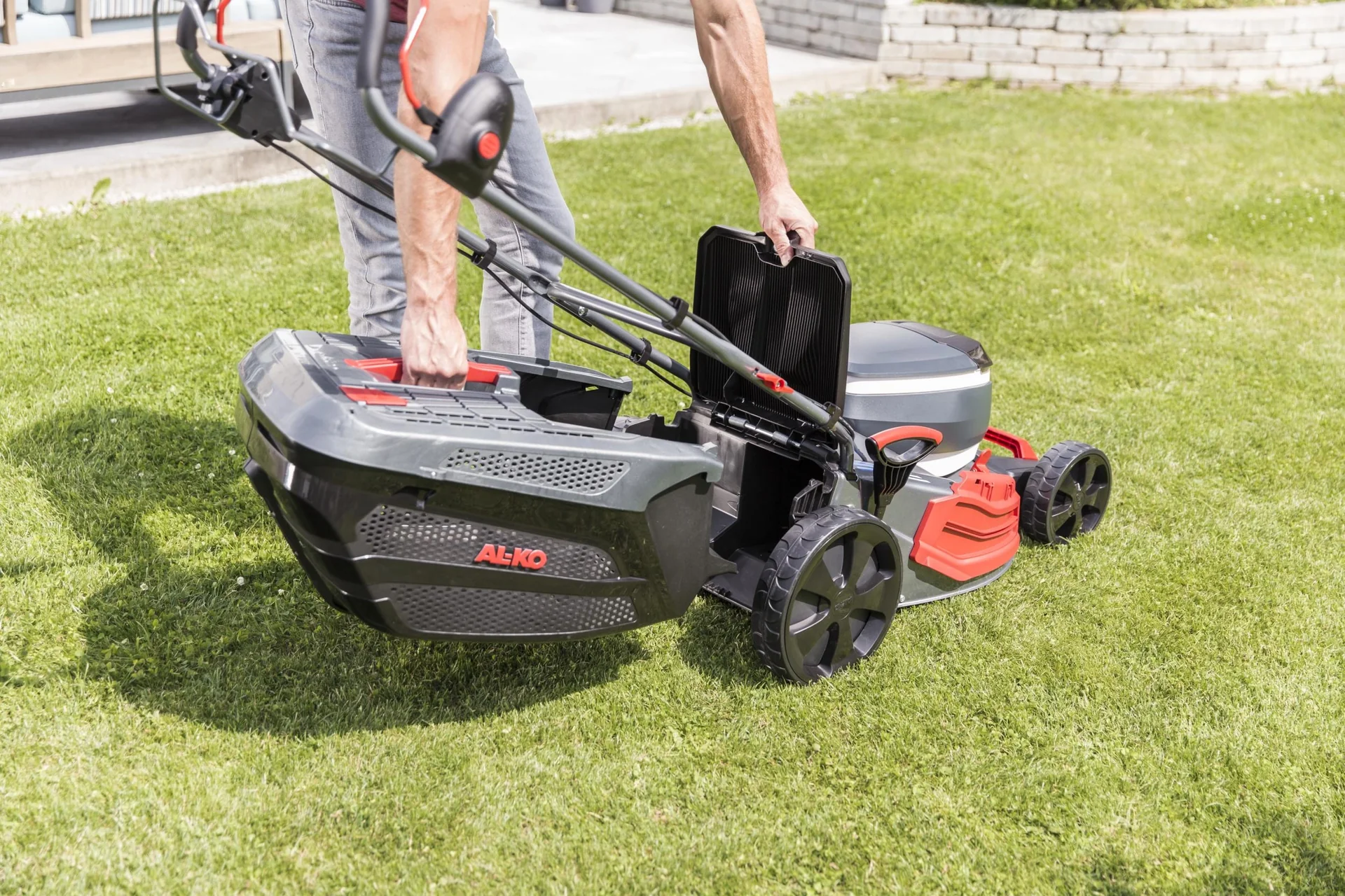 36 V ENERGY FLEX Akku-Rasenmäher 512 Li VS-W Premium - inkl. 2 Akku und Ladegerät - 13