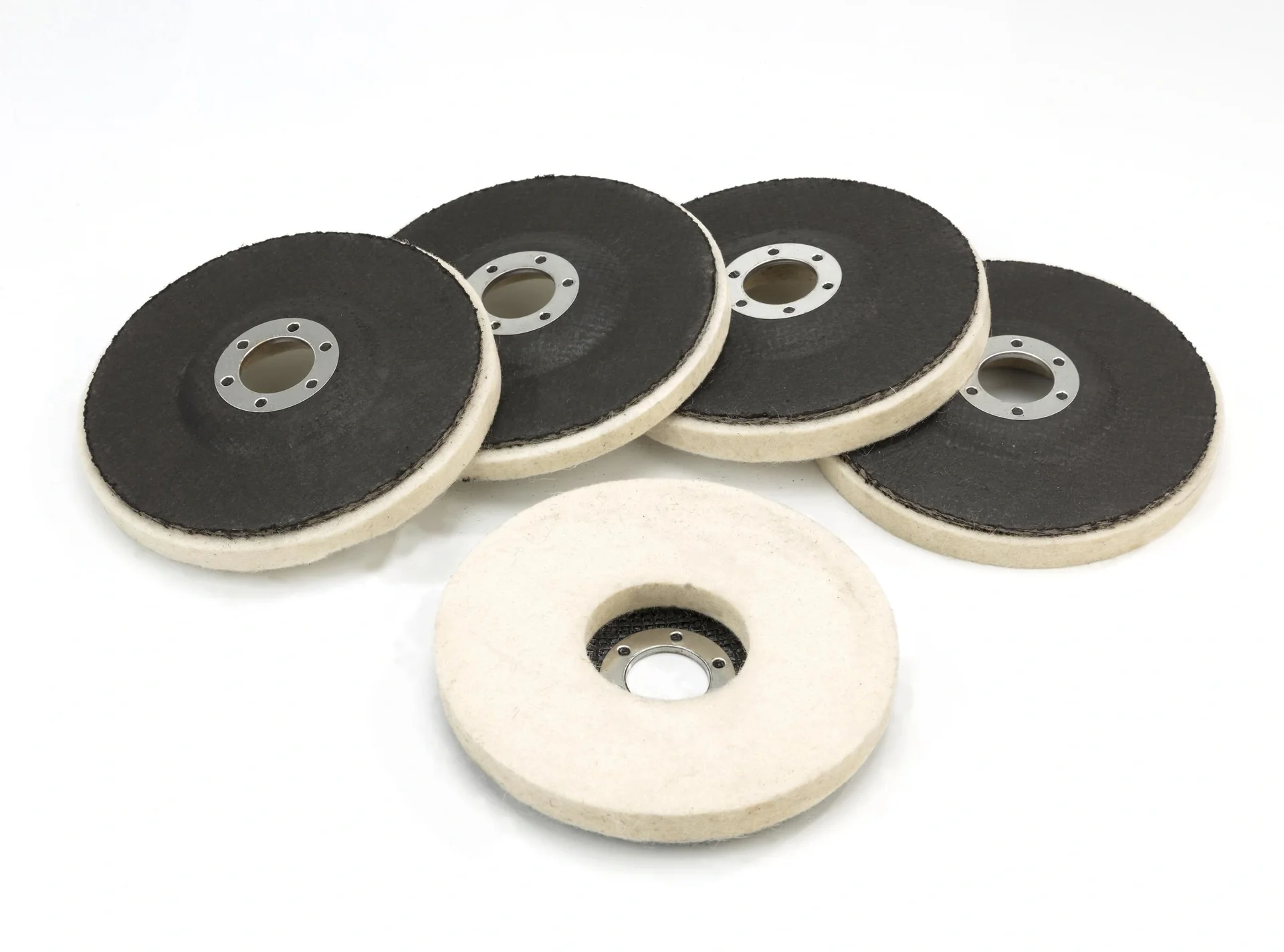 Filz-Polierscheiben-Set 5-teilig - 2