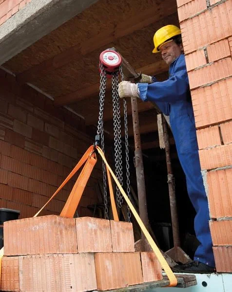 Handkettenzug 1000 kg, 1 Kettenstrang, Hakenöffnung 25 mm - 3