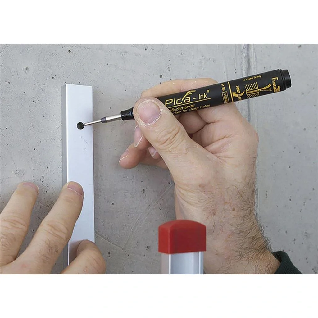 Textmarker 150/40 für tiefe Löcher - permanent - blau - 5