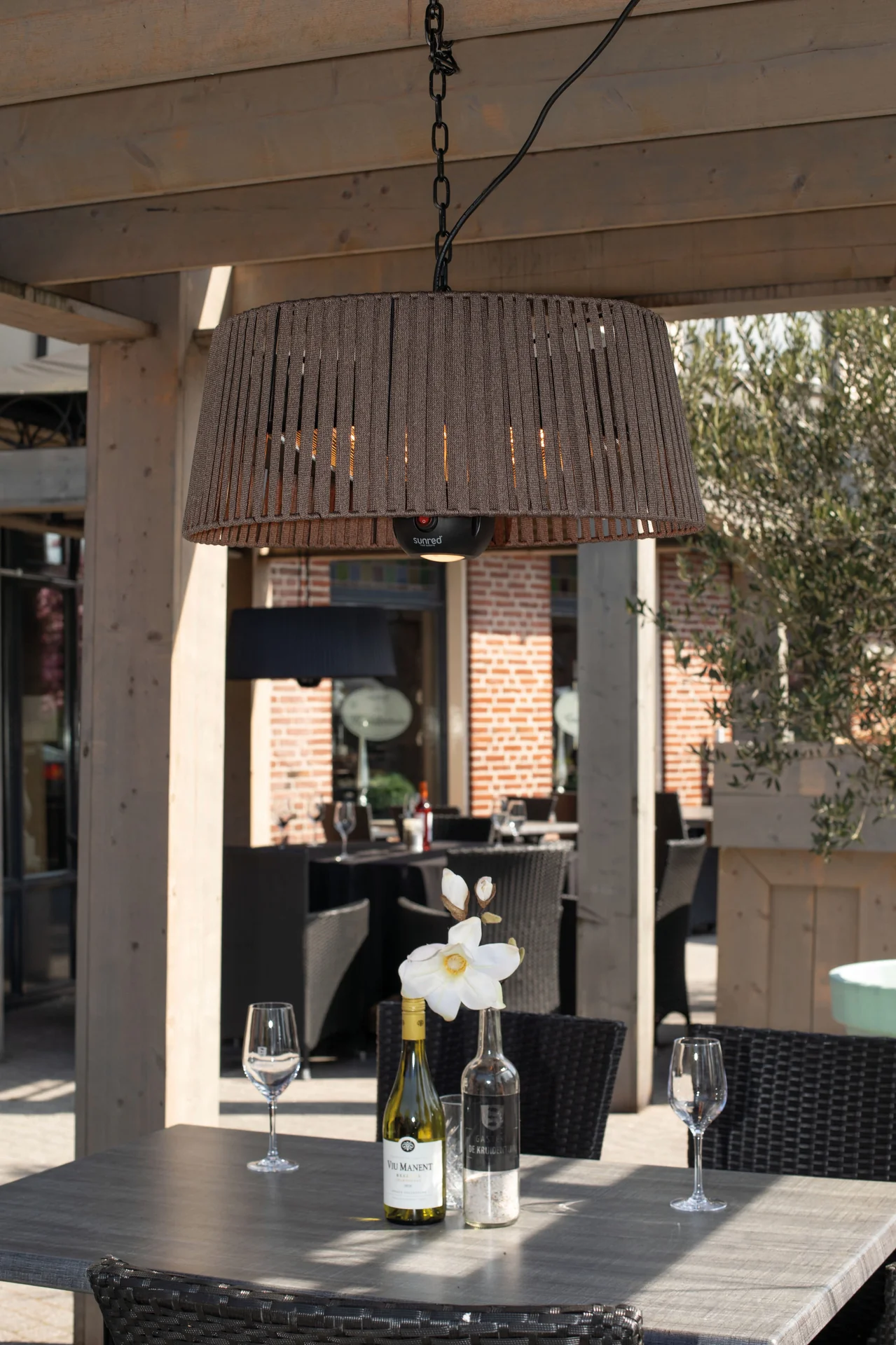 Hängeheizstrahler Artix Corda Bright Hanging Brown 1800 Watt - 7