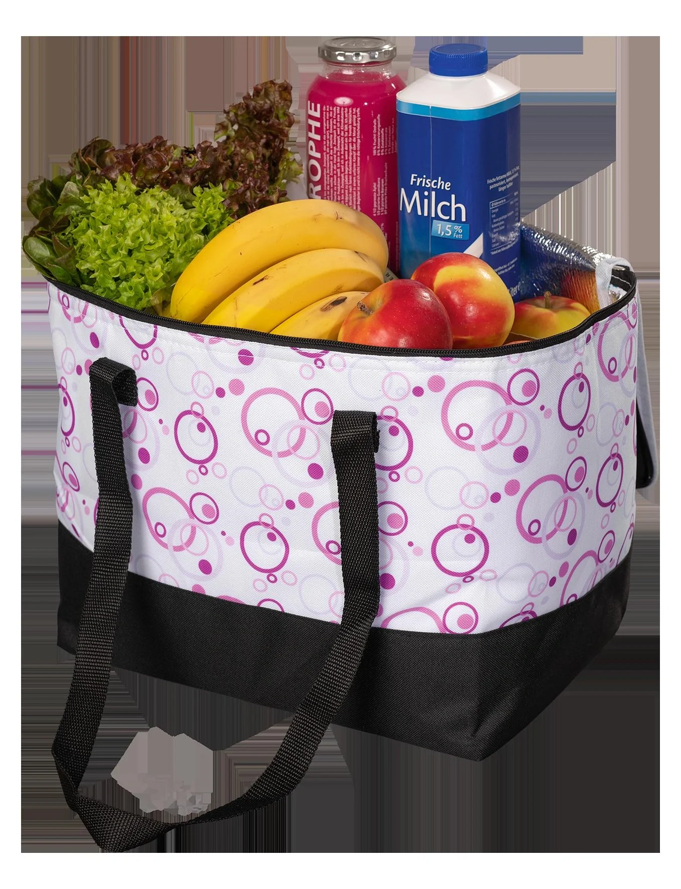 Kühltasche "Kreise blau" - 8