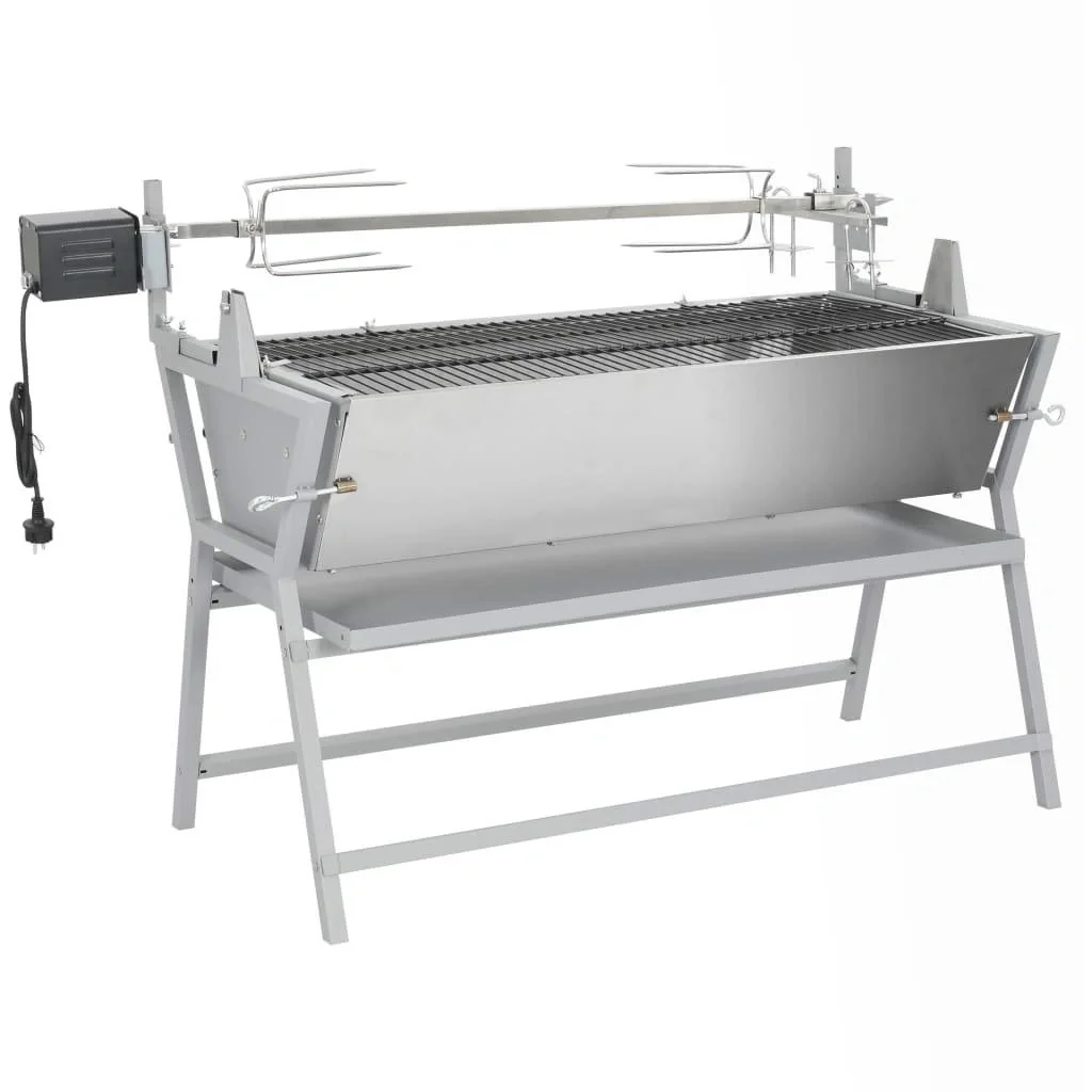 Rotisserie Grill Eisen und Edelstahl - 3