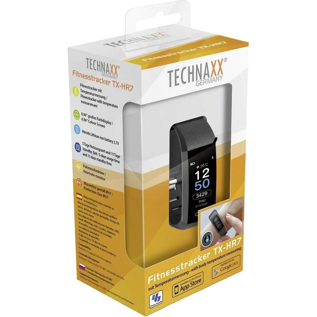 Fitness-Tracker mit Temperaturanzeige - 7