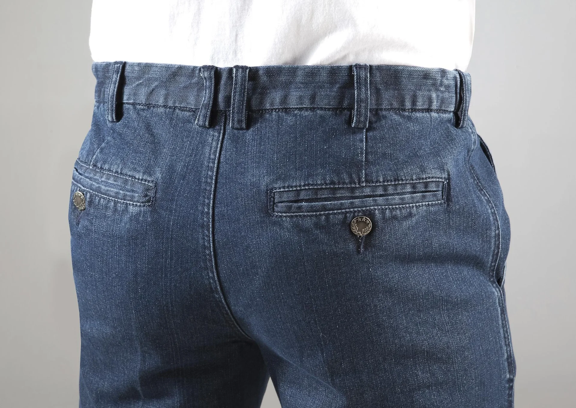 Jeans mit Komfortbund, Farbe bluestone, Gr. 48 - 4