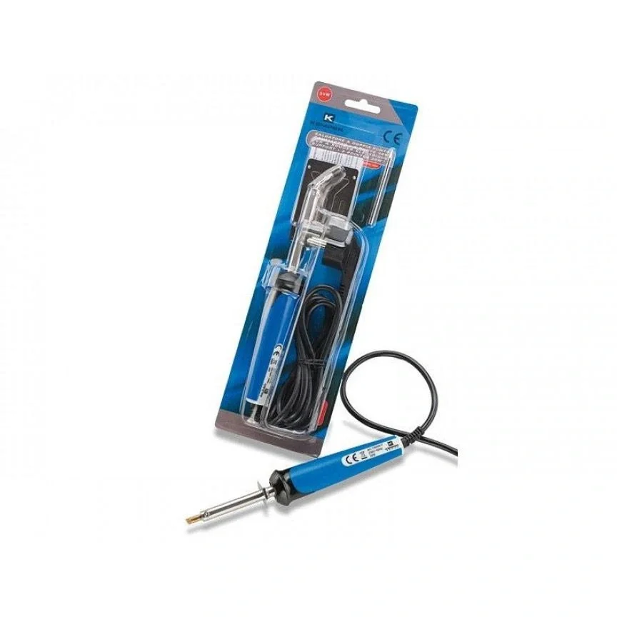 Hobby-Lötkolben 60W - 500°C - inkl. Ständer und 2x 6 mm Lötspitzen - 1