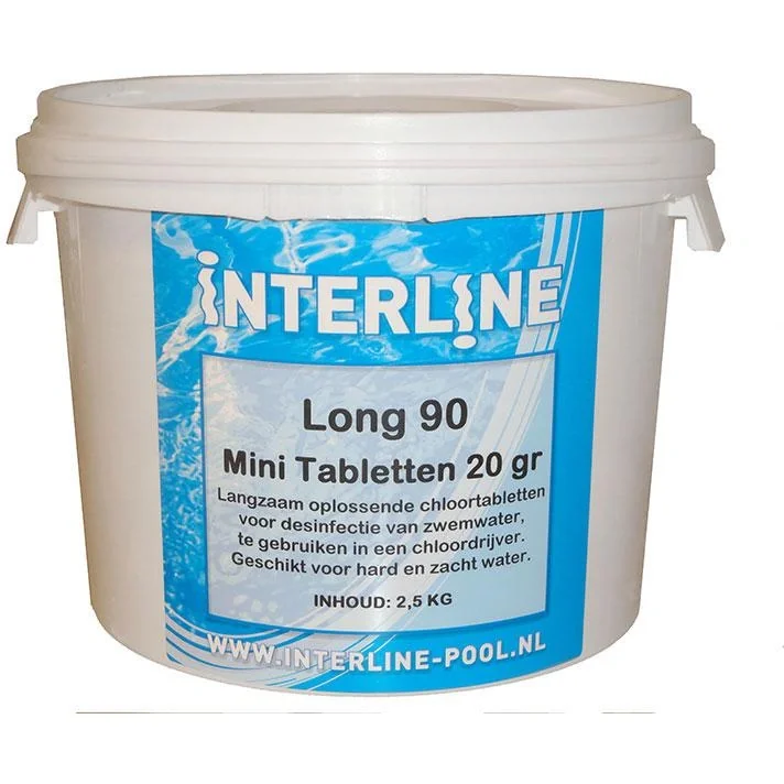 Interlining Chlortabletten - Long90 20gram / 2,5kg - 1