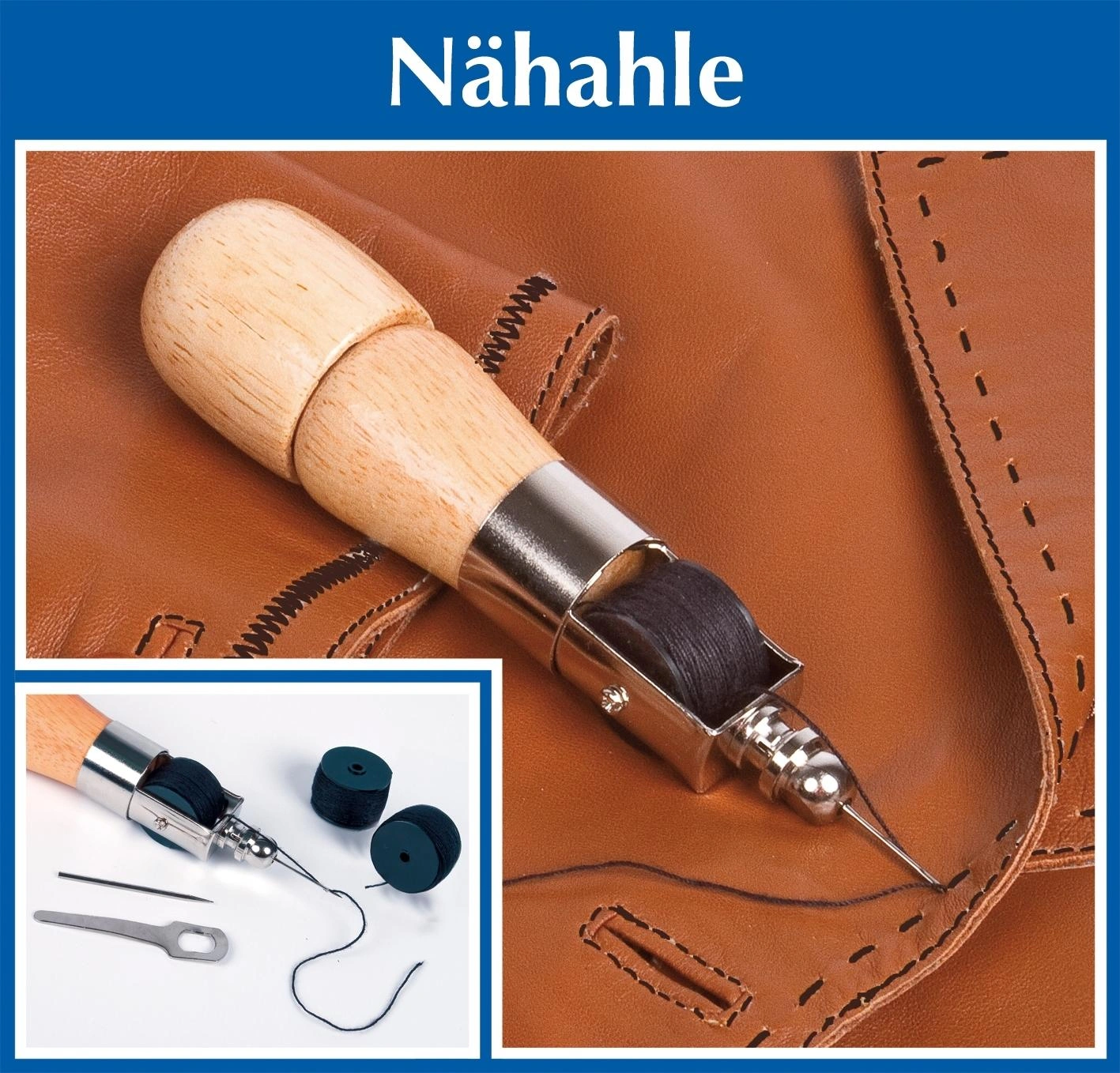 Nähahle, inklusive 2 Ersatzspulen - 3
