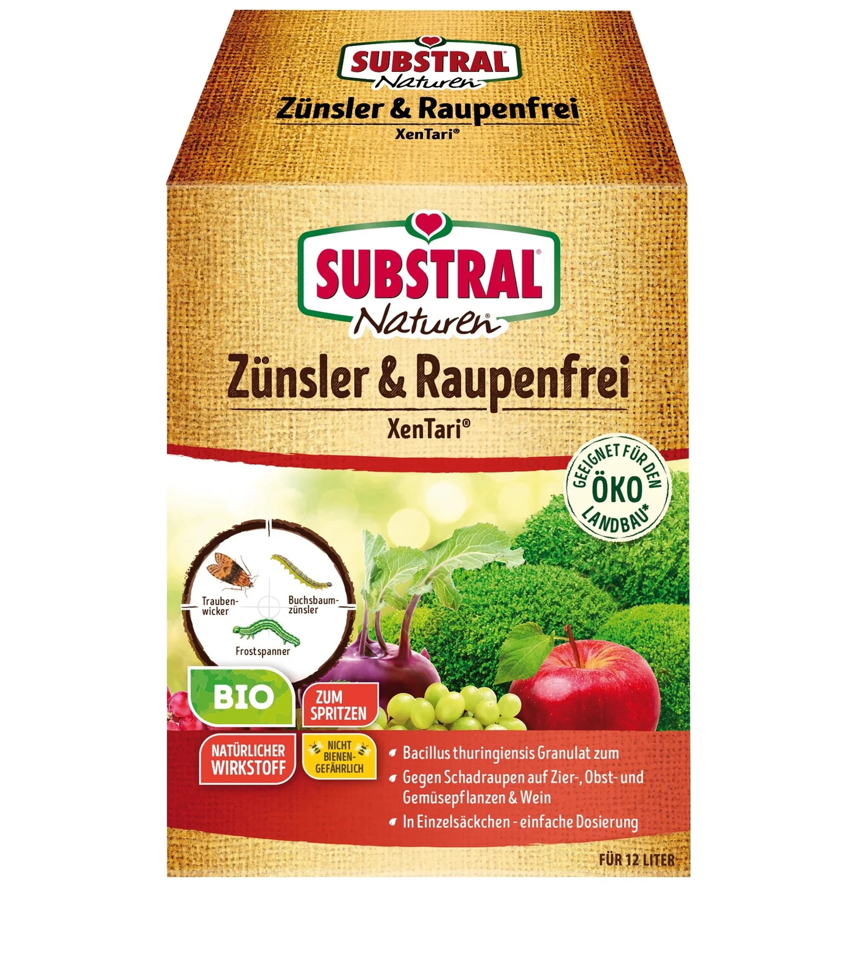 Bio Zünsler & Raupenfrei Xentari - 8 x 2,5 g - 5