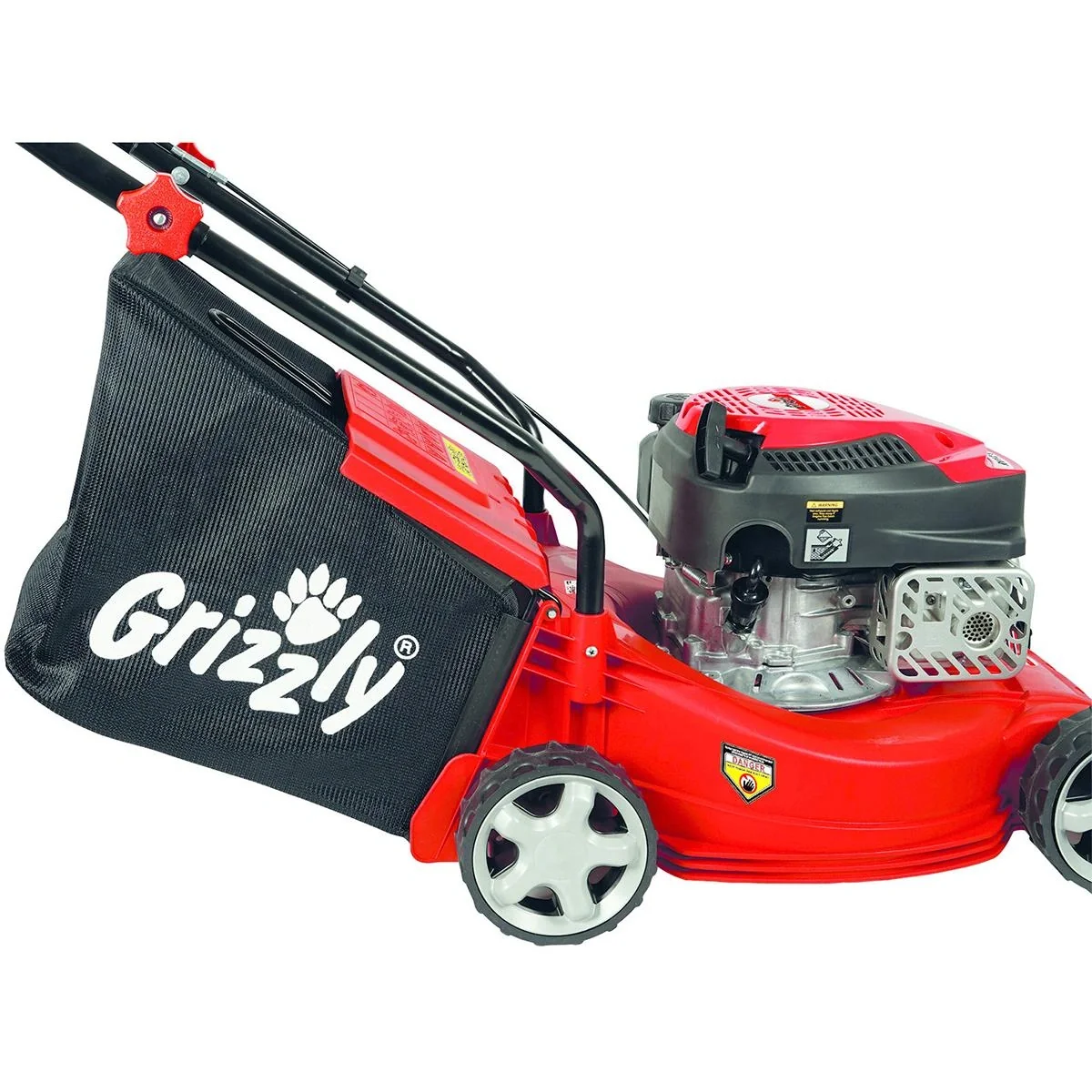 Benzin-Rasenmäher mit 40L-Auffangbehälter - 4-Takt - 2,6 PS - 40 cm Schnittbreite - 600m² - BRM 4013 - 1