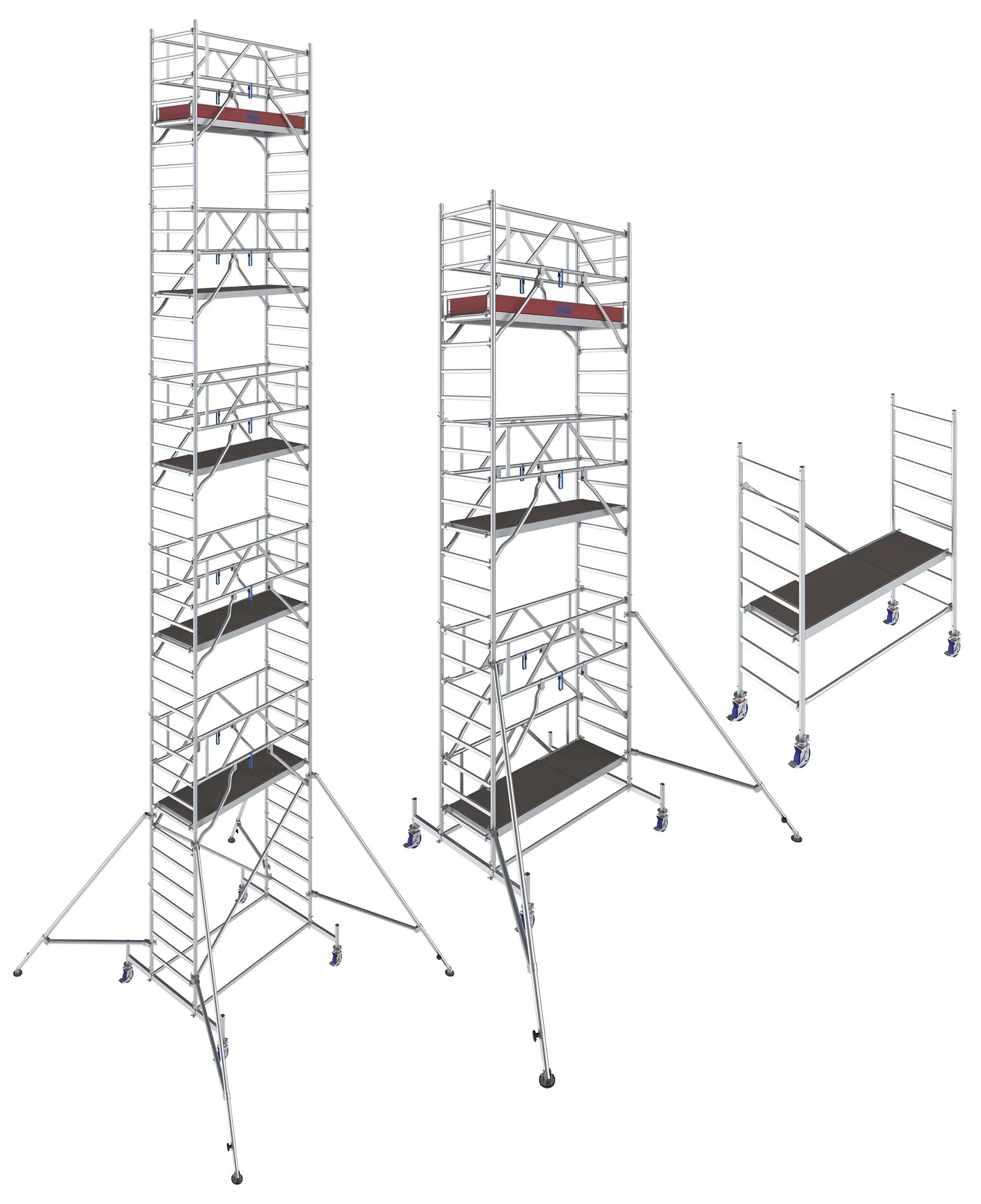 STABILO Fahrgerüst Serie 10, Feldlänge 2 m, Arbeitshöhe ca. 5,40 m - 2