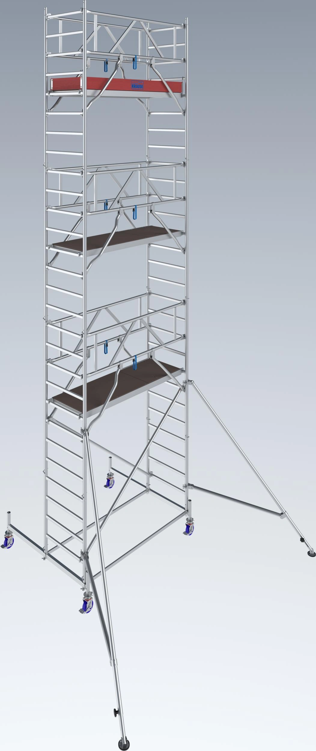 STABILO Fahrgerüst Serie 10, Feldlänge 2 m, Arbeitshöhe ca. 8,40 m - 2