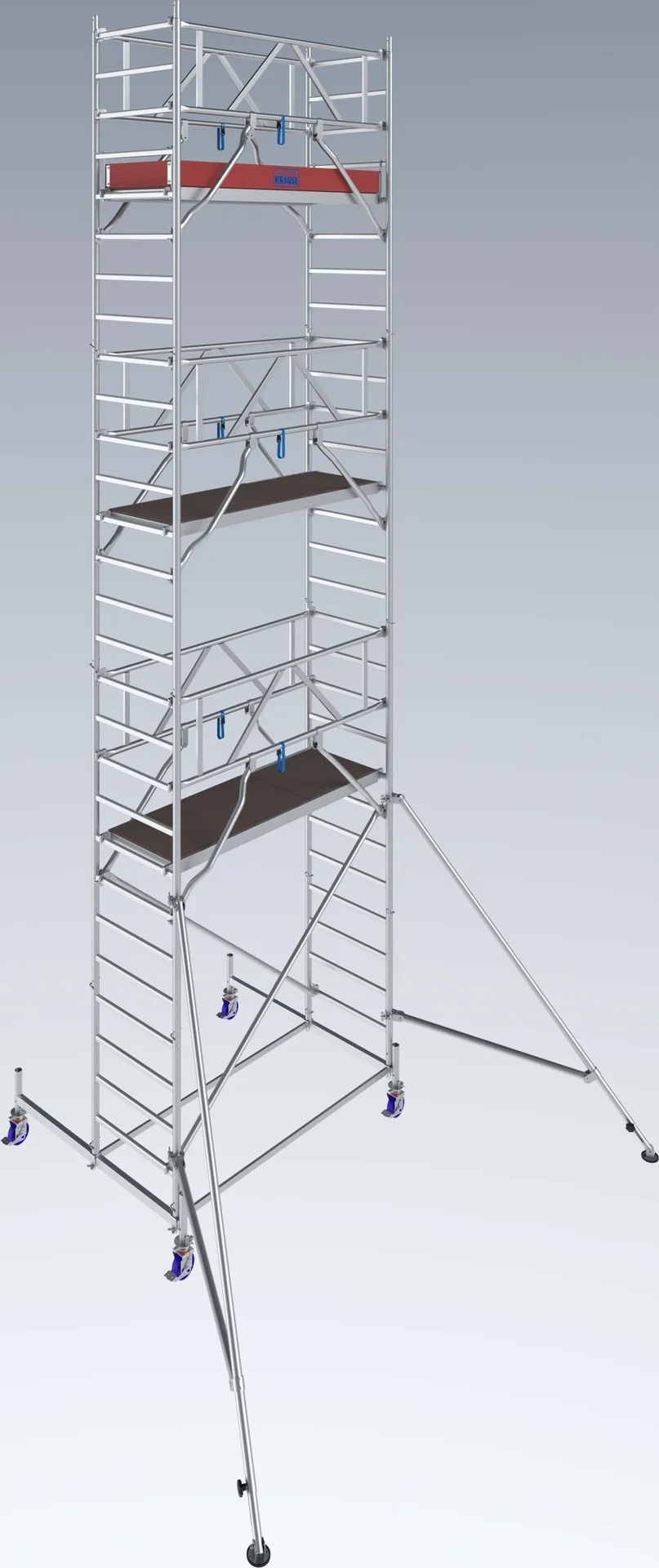 STABILO Fahrgerüst Serie 10, Feldlänge 2 m, Arbeitshöhe ca. 8,40 m - 2