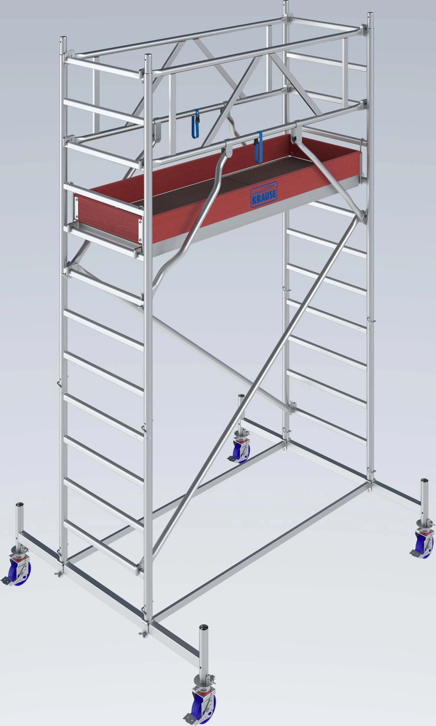 STABILO Fahrgerüst Serie 10, Feldlänge 2 m, Arbeitshöhe ca. 4,40 m - 2