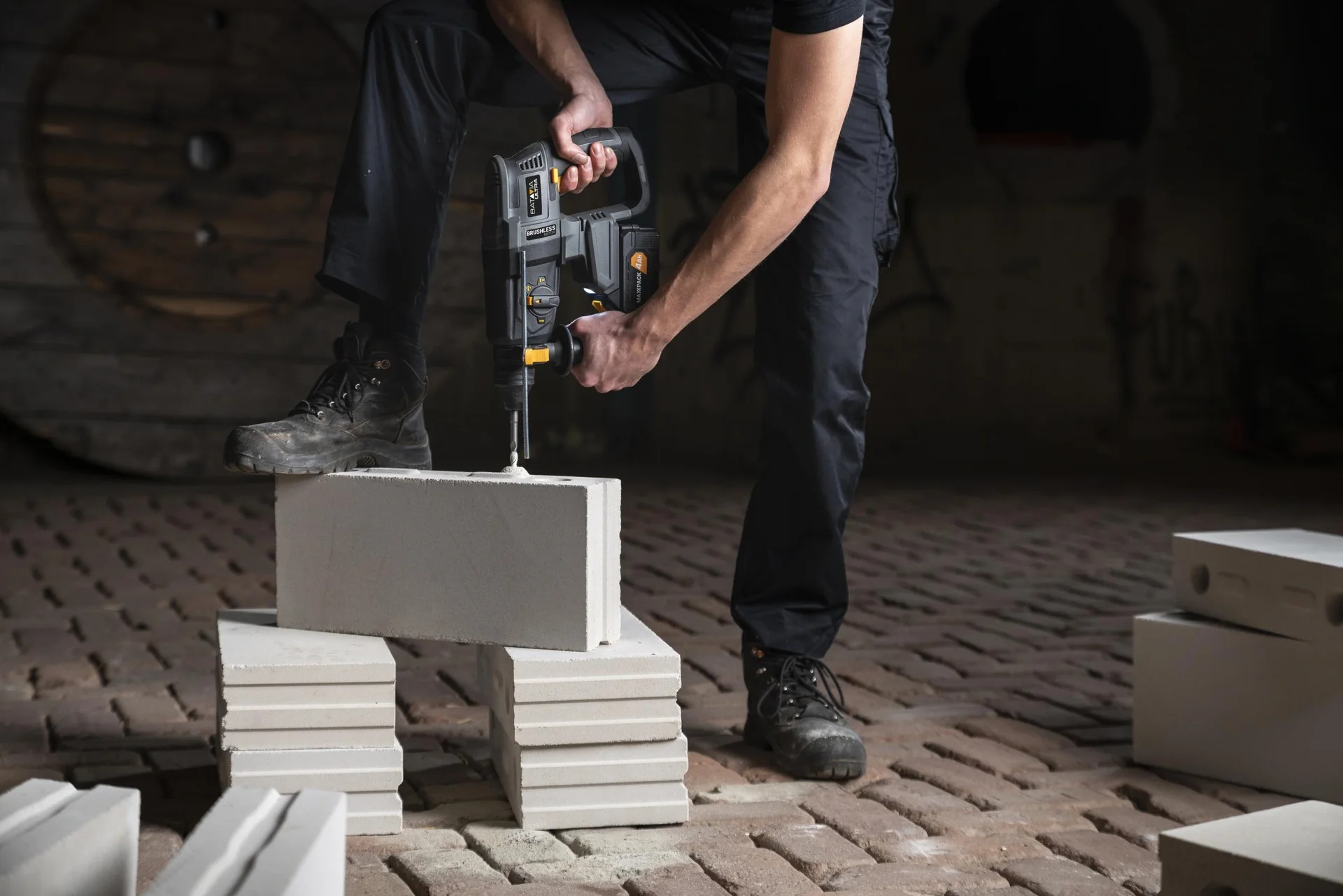 Maxxpack 18V Akku-Bohrhammer SDS+ Brushless (ohne Akku und Ladegerät) - 12