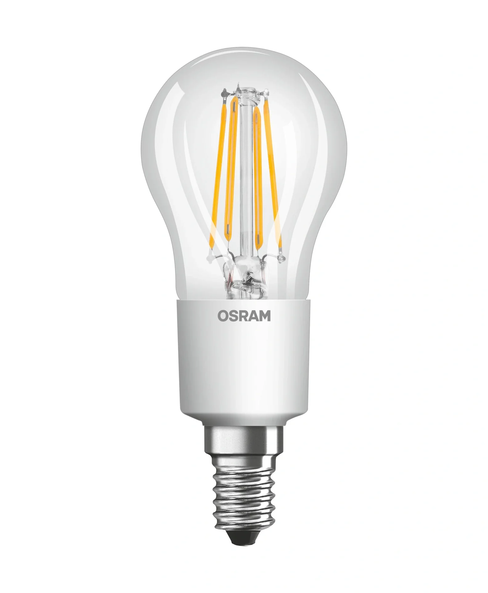 LED STAR FILAMENT Tropfenlampe mit 6,5 Watt, E14, warmweiß, klar - 2