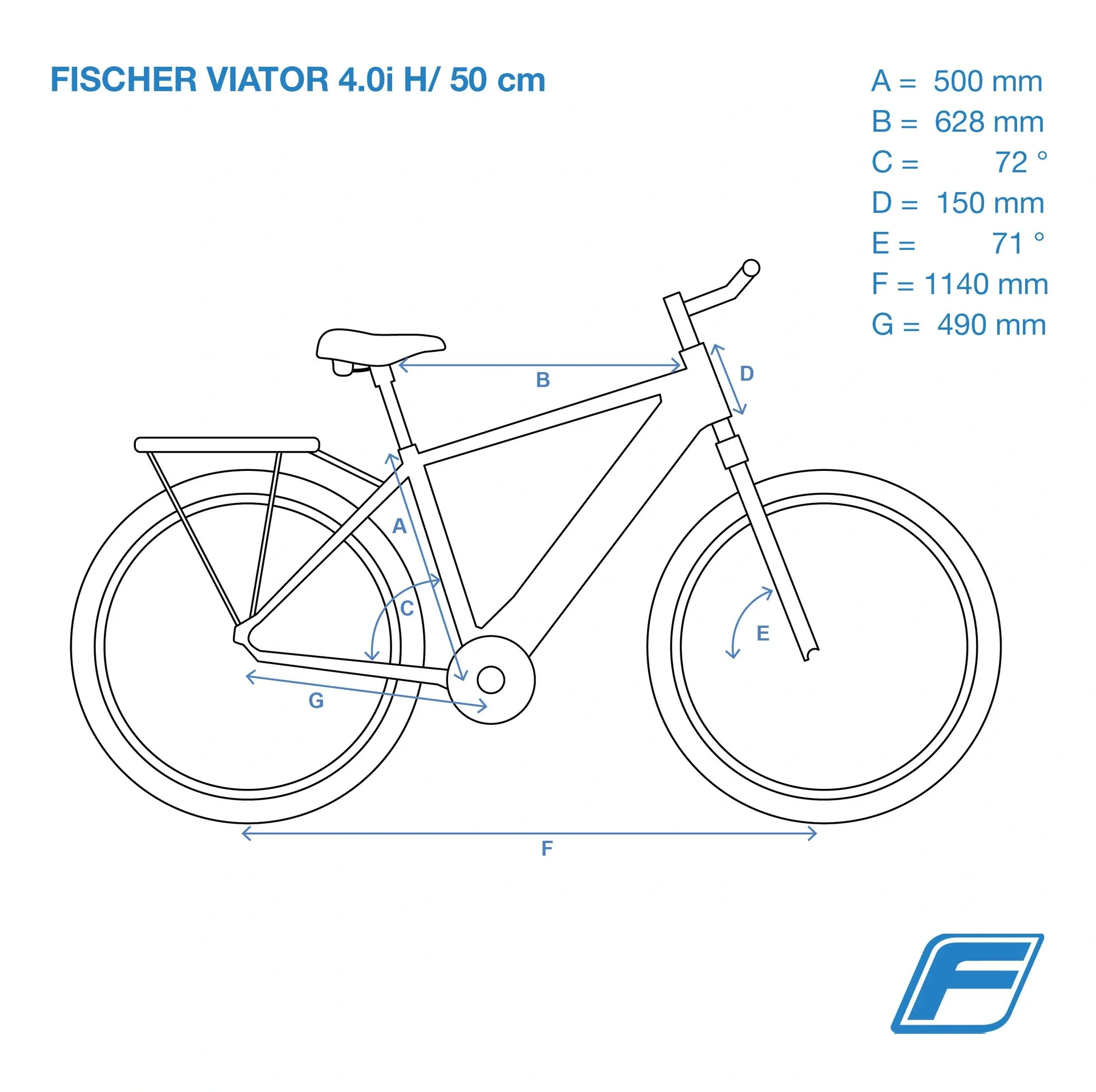 Herren E-Bike Trekking, 28 Zoll, Rahmengröße 50 cm, 9-Gang Kettenschaltung, schwarz matt, VIATOR 4.1i - 4
