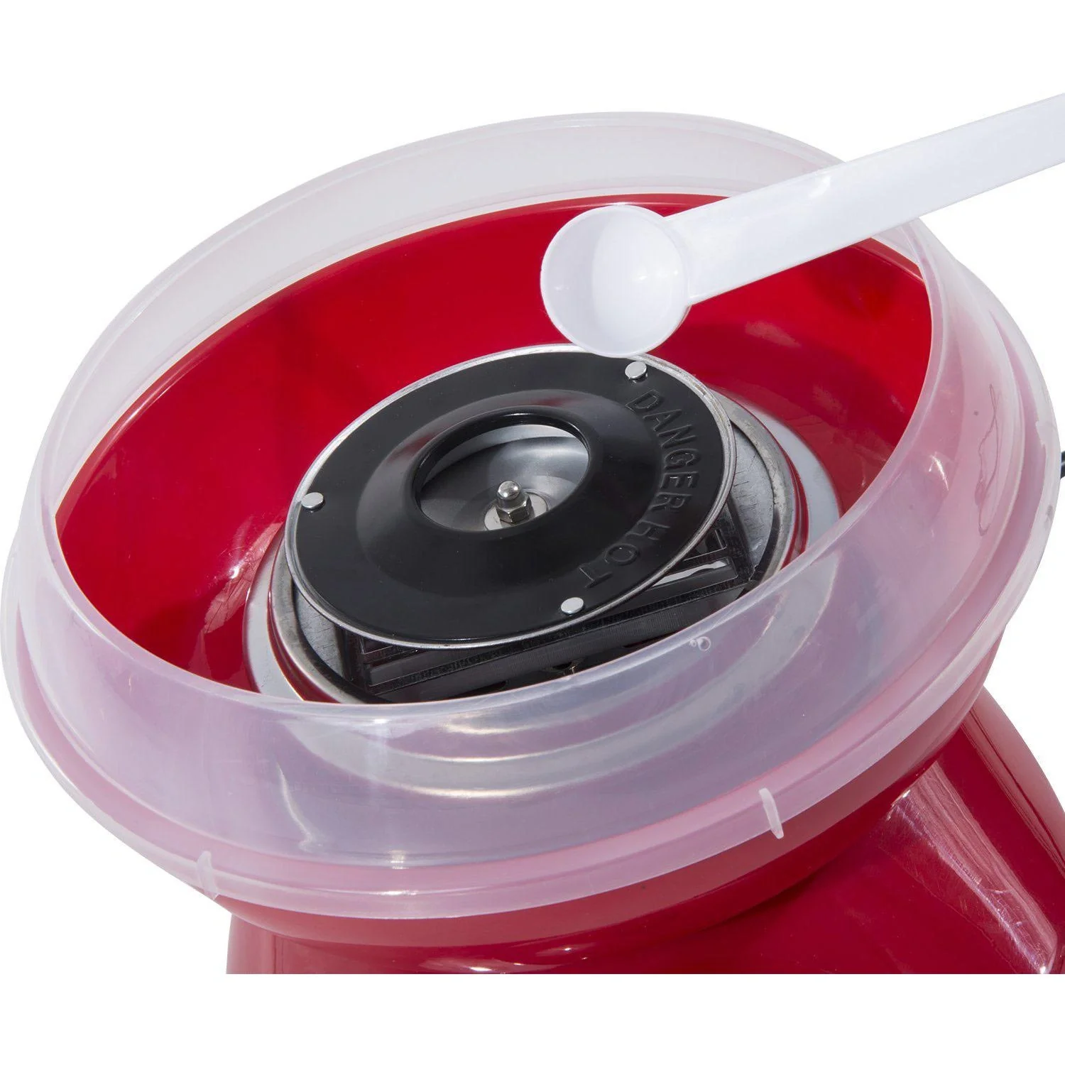 Zuckerwattemaschine Zuckerwattegerät rot - 1